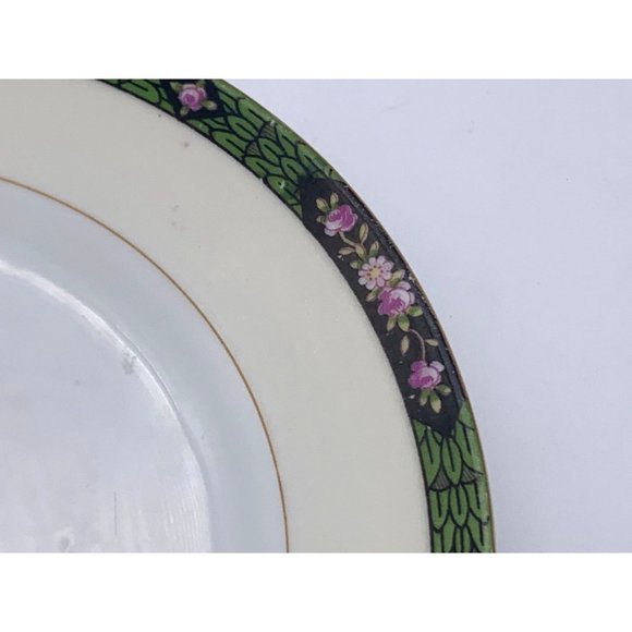 Vintage Noritake - 2 Bread & Butter Plates - Cherry Blossom Back Stamp ca 1924 - Picture 3 of 8